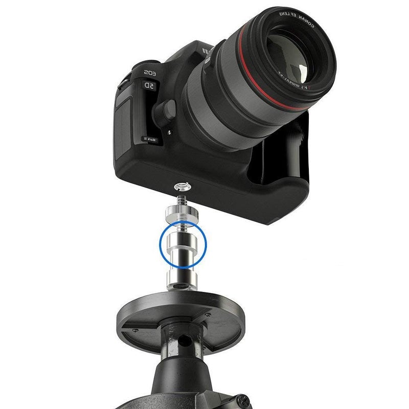 CarPro 6 Pack International Standard 1/4"-20 Male to 1/4"-20 Male Threaded Tripod Screw Adapter Standard Tripod Mounting Thread Camera Screw Adapter Converter,Precision Made - Image 5